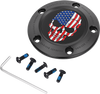 Figurati Designs Timing Cover - 5 Hole - Skull - Black (#FD25-TC-5H-BLK)