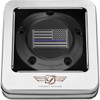 Figurati Designs #FD71-TC-5H-BLK - Timing Cover - 5 Hole - Blue Line American Flag - Black