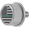 Figurati Designs #FD72-SEAT KN-SS - Seat Mounting Knob - Stainless Steel - Green Line American Flag