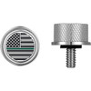 Figurati Designs #FD72-SEAT KN-SS - Seat Mounting Knob - Stainless Steel - Green Line American Flag