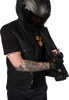 Thrashin #TMJ-12-12 - Nightrider v2 Riding Vest - Black - 2XL