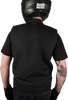 Thrashin #TMJ-12-09 - Nightrider v2 Riding Vest - Black - Medium