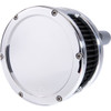 Feuling Parts #5537 - BA Series Air Cleaner Kit - Chrome - Black Filter