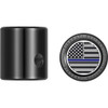 Figurati Designs #FD71-HTSC-BLK - Heel-Toe Shifter Cover - Blue Line American Flag - Black