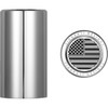 Figurati Designs #FD26-DC-2545-SS - Docking Covers - American Flag - Long - Contrast Cut - Silver
