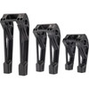 Kodlin USA #K55122 - Fastback Risers - 8" - Black