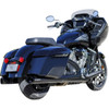 S&S Cycle #550-1075 - 4" Broadhead Slip-On Mufflers - Slash Cut - Black