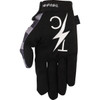 Thrashin Supply CO. #SV1-13-08 - Stars & Bolts Stealth Gloves - Black/Gray - Small