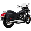 Vance & Hines #16379 - 3" Twin Slash Slip-On Muffler - Chrome