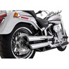 Vance & Hines #16343 - 3" Twin Slash Slip-On Muffler - Chrome