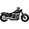 Vance & Hines #16376 - 3" Twin Slash Slip-On Muffler - Chrome