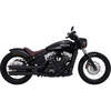 Vance & Hines #48323 - 3" Twin Slash Slip-On Mufflers - Black