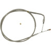 Barnett #102304002506 - Stainless Steel Idle Cable - +6" - '06-'17 Dyna