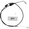 Barnett #101304103506 - Black Vinyl Idle Cable - +6" Size - 45-1/2" Length