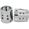 Avon Grips #AXL-GAT-CH - Front Axle Nut Cover - Chrome - Gatlin - 1"