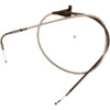 Magnum Shielding #5428 - Polished Stainless Steel Braided Idle Cable - Cruise - 38-7/8"