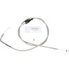 Barnett #102304100410 - Stainless Steel Idle Cable - +10" - '96-'01 Touring