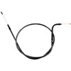 LA Choppers #LA-8100ID13M - Midnight Braided Handlebar Idle Cable - 12"-14" - Dyna/Softail