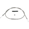 Barnett #102301000706 - High-Efficiency Stainless Steel Clutch Cable for Harley-Davidson - +6" - Dyna/Softail