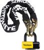 Kryptonite #999492 - NY Faghettaboudit Chain/Disc Lock 5FT Black/Yellow
