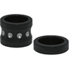 Covingtons #C0015-B - Axle Spacers - Dimpled - Black - with ABS - Pair