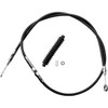 Drag Specialties - High-Efficiency Black Vinyl Clutch Cable - 57-11/16"