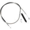 Drag Specialties - High-Efficiency Braided Stainless Steel Clutch Cable - 53-1/16"