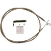 Magnum Shielding #398313 - BYO™ Build Your Own™ Clutch Cable Kit - 80" - Dyna/Softail - Braided Stainless Steel