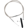 Drag Specialties - High-Efficiency Braided Stainless Steel Clutch Cable - 62-11/16"