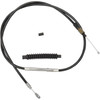 LA Choppers #LA-8010C08B - Black Vinyl Clutch Cable - Mini Ape Hanger Handlebars - '08-'16 Touring/Trike