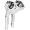 Arlen Ness #520-033 - Method Kickback Handlebar Riser - 10" - Chrome