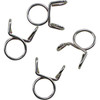 ALL Balls #FS00049 - Refill Clamp Kit - Fuel Line/Wire - Parallel Ear - Silver - 9 mm - 4 Pack