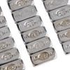 K&L Supply #32-2398 - Wheel Weights - Rectangle - Adhesive Stick-On - Chrome - 36 Pack