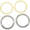 Drag Specialties - Instrument Gauge Bezel - Chrome - 3.62" Diameter - HD Touring