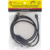 Ridepower #1248USBMUSB4FT - Phone Charging Cable - USB to Micro USB - 4'