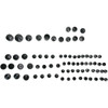 Drag Specialties - Bolt Cover Kit - Standard/Engine - Black - '86-'03 Sportster