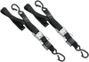 Drag Specialties Ratchet Tie-Downs - 1-1/2" x 6' - Black