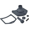 Drag Specialties - End Cover - Solenoid/Starter Button - Black Wrinkle