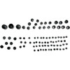 Drag Specialties - Bolt Cover Kit - Standard/Engine - Black - '00-'06 Softail
