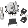 Drag Specialties - Side Hinge Ignition Switch with Fork Lock - Chrome