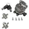 Drag Specialties - Side Hinge Ignition Switch with Saddlebag Lock - Chrome