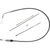 Drag Specialties - Quick Connect Clutch Cable - Upper - 43" - Black/Chrome