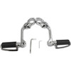 Rivco Products #MV125 - Highway Pegs With Mount - Chrome