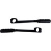 Rivco Products #HD004BK - Adjustable Highway Peg Mounts - 1-1/2" - Black