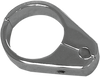Cable Clamp - Single Throttle/Idle - 1-1/4" - Chrome
