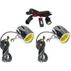 Custom Dynamics #PB-FOG-BCM-YC - Fog Light - Chrome - Yellow Lens