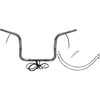 FAT Baggers INC. #901512 - EZ Install Wired 1-1/4" Round Top Handlebar Kit - 12" - Chrome