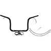 FAT Baggers INC. #901512-B - EZ Install Wired 1-1/4" Round Top Handlebar Kit - 12" - Black