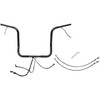 FAT Baggers INC. #901514-B - EZ Install Wired 1-1/4" Round Top Handlebar Kit - 14" - Black