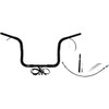 FAT Baggers INC. #912512-B - EZ Install Wired 1-1/4" Round Top Handlebar Kit - 12" - Black